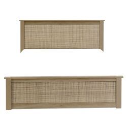 Ottoman 150Cm King Bed - Oak