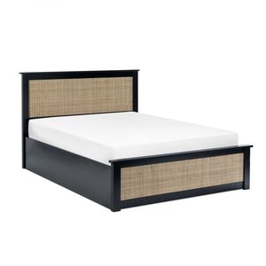 Ottoman 150Cm King Bed - Black