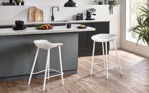 Bar Stool White