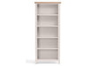 RIC206 Tall Bookcase - Elephant Grey/Pale Oak
