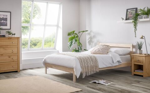 SAM001 Bed 90Cm - Unfinished Pine