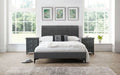 SAN104 Diamond Quilted Velvet Bed 135Cm