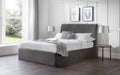 SAN103 Diamond Quilted Velvet Ottoman Bed 180Cm