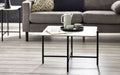 SIE001 White Marbled Sintered Stone Square Coffee Table