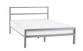 SOT003 Metal Bed 135Cm - Silver