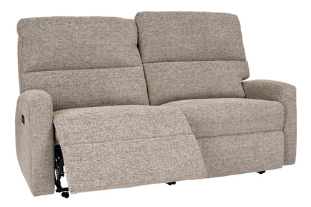 3 Seater Single Motor Recliner With Lumbar And Headrest