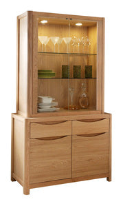 Stockholm 2 Door Display Cabinet