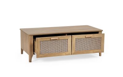 2 Drawer Coffee Table - Oak