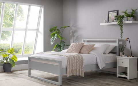 VEN011 Bed 90Cm - Dove Grey