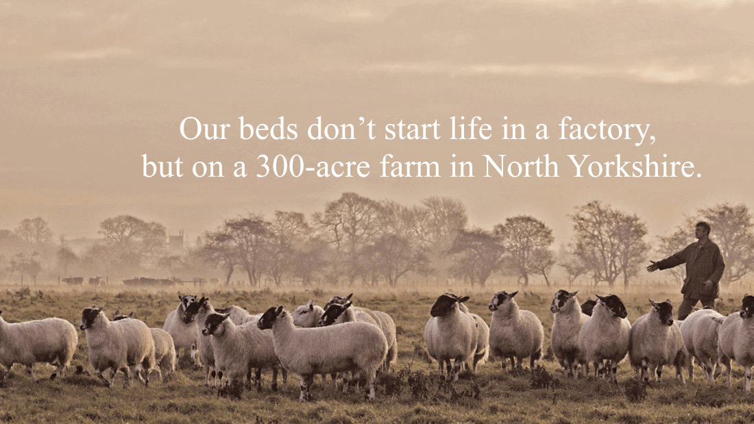 Harrison Beds Farm Wool Yorkshire