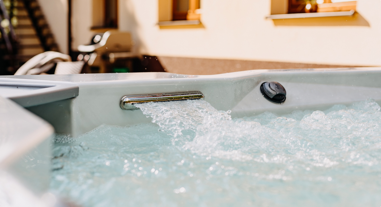 Hanscraft Hot Tub Waterfall Features