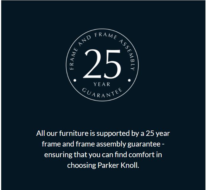 Parker Knoll 25 Year Frame Guarantee