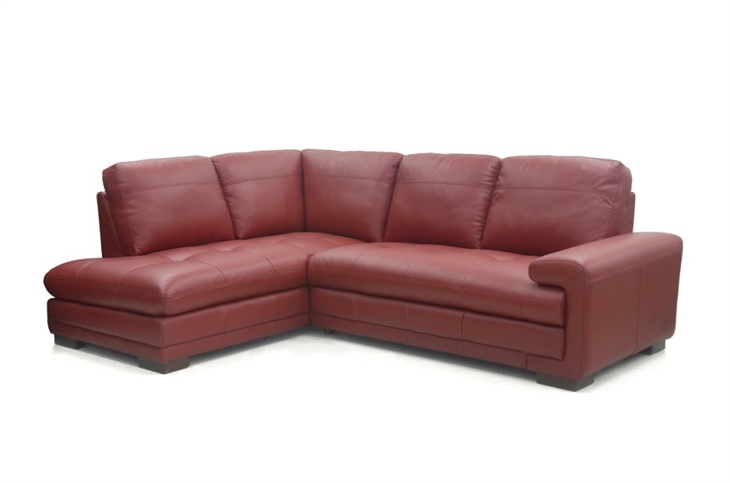 Metro Leather Corner Sofa Group RHF