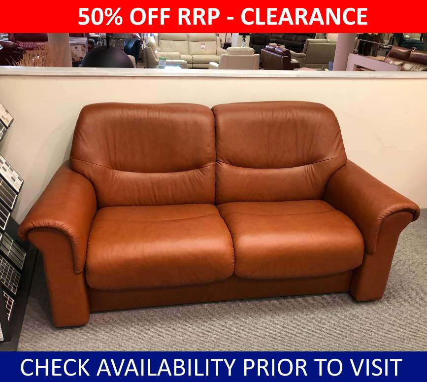 Stressless Liberty Clearance 2 Seater, Leather Sofa Clearance