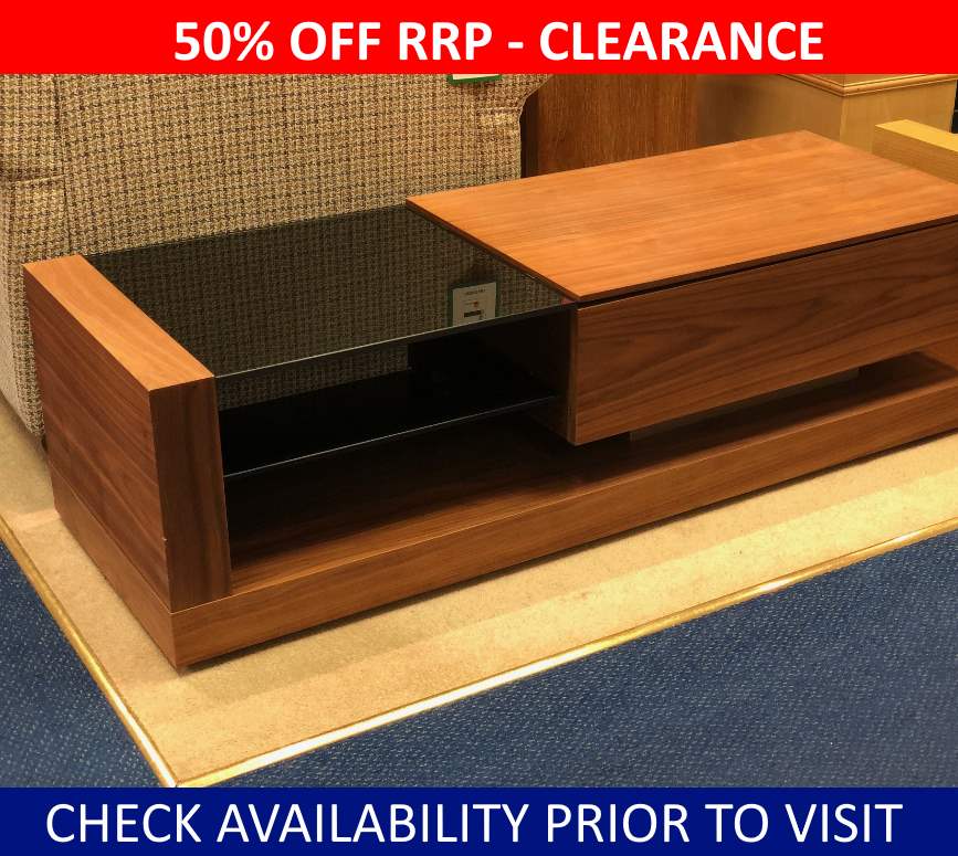 Jual Cube Clearance TV Unit Walnut George Street Furnishers