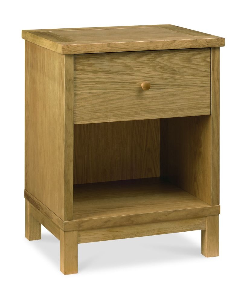 BENTLEY DESIGNS ATLANTA OAK 1 DRAWER NIGHTSTAND