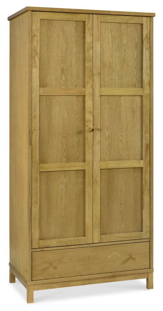 BENTLEY DESIGNS ATLANTA OAK DOUBLE WARDROBE