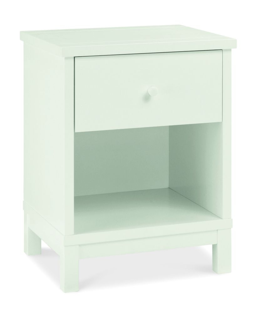 BENTLEY DESIGNS ATLANTA WHITE 1 DRAWER NIGHTSTAND