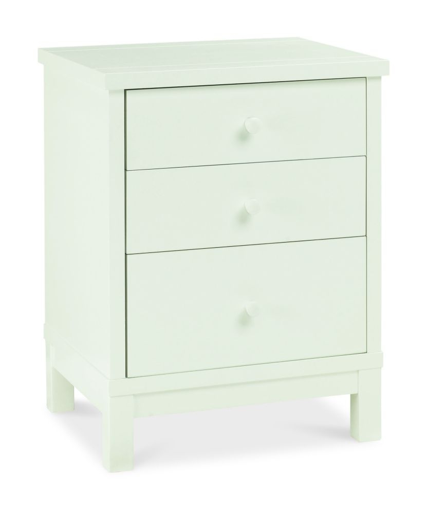 BENTLEY DESIGNS ATLANTA WHITE 3 DRAWER NIGHTSTAND