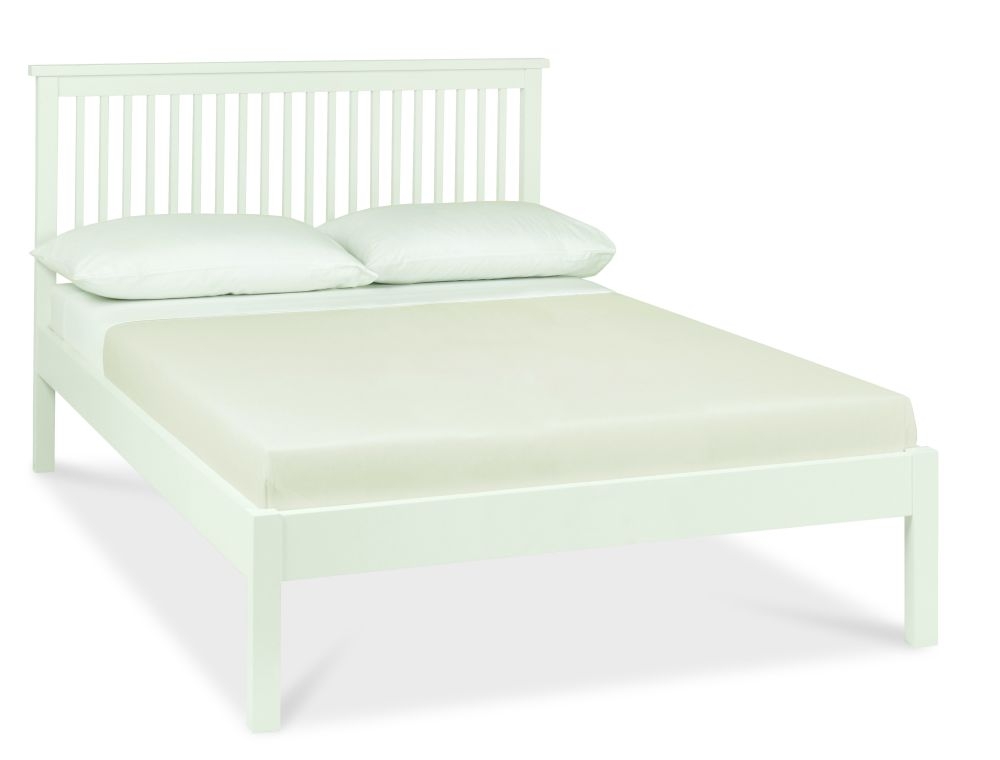 BENTLEY DESIGNS ATLANTA WHITE 135CM LOW FOOTEND BEDSTEAD