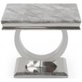 Arianna Grey Marble Lamp Table