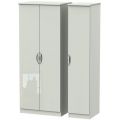 Camden High Gloss 3 Door Plain Wardrobe