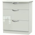 Camden High Gloss Kaschmir 3 Drawer Deep Chest