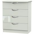 Camden High Gloss Kaschmir 4 Drawer Chest