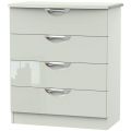 Camden High Gloss Kaschmir 4 Drawer Chest