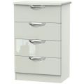 Camden High Gloss Kaschmir 4 Drawer Midi Chest