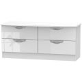 Camden High Gloss White Bed Box