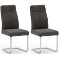 Donatella Grey Dining Chair (Pair)