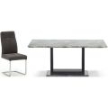 Donatella Grey Marble 180cm Dining Table & 6 Chairs