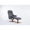 Emirates Swivel Chair & Stool Lisbon Grey