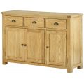 Portland Oak 3 Door Sideboard