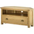 Portland Oak Corner Tv Unit