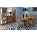 Portland Oak Extending Dining Table & 6 Chairs Set