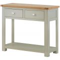 Portland Stone 2 Drawer Console Table