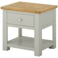Portland Stone Lamp Table With Drawer