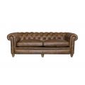 Abraham Junior Leather Grand Sofa