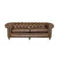 Abraham Junior Leather Large Sofa