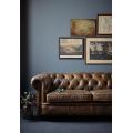 Abraham Junior Leather Small Sofa