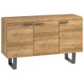 Wentwood Industrial Oak 3 Door Large Sideboard