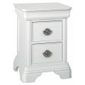 Chantilly White 2 Drawer Nightstand