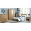 BENTLEY DESIGNS ATLANTA OAK 1 DRAWER NIGHTSTAND Lifestyle