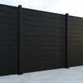 Slatted Aluminium Fence Panel With Aluminium Fence Post