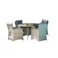 Tenby 4 Seater Dining Set With Parasol