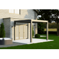 Saturn 3m x 3m Square Aluminium Pergola Extra Height Beams