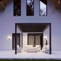 SkyLUX Pergola 3m x 3m Square Pergola With LED Lighting