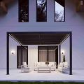 SkyLUX Pergola 3m x 3m Square Pergola With LED Lighting